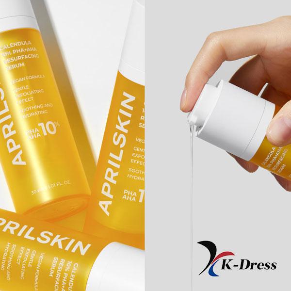 Aprilskin Обновляющая сыворотка с календулой 10% PHA AHA 30 мл