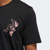 adidas Мужская баскетбольная спортивная футболка с короткими рукавами и лягушкой из мультфильма, черные HK6723