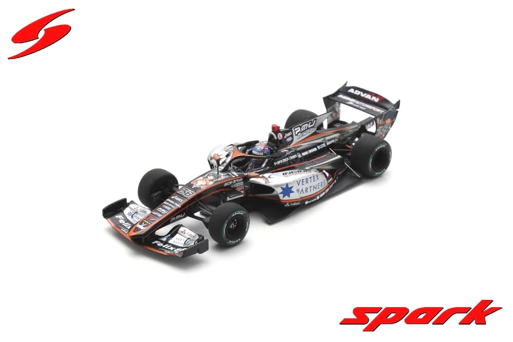 Spark Scale VERTEX CERUMO INGING SF23 TRD 01F Super Formula 2024 Харуна Сакагучи Готовое изделие 1/43 #38