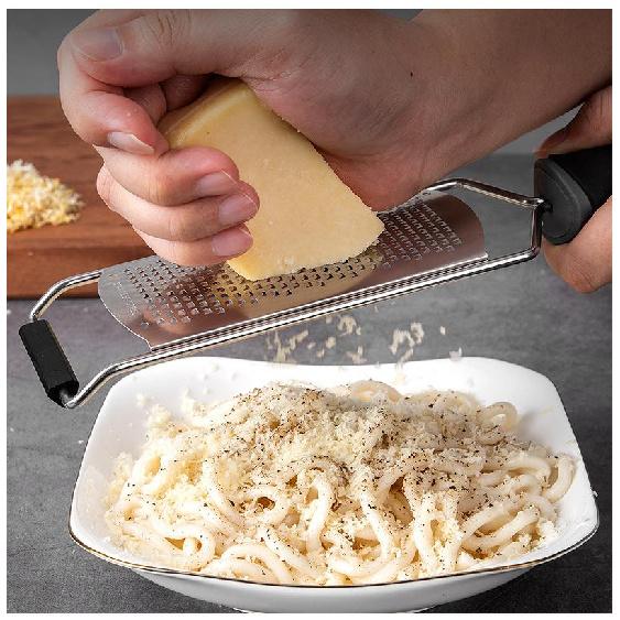 304 Stainless Steel Cheese Grater Multi-Purpose Kitchen Shredder for Hard Cheese,Vegetables,Chocolate,Ginger Zest-Rust-Proof 1