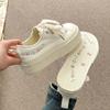 Summer Thin Breathable Thick-soled Canvas Shoes Women's New Embroidered Versatile White Shoes Casual Shoes
