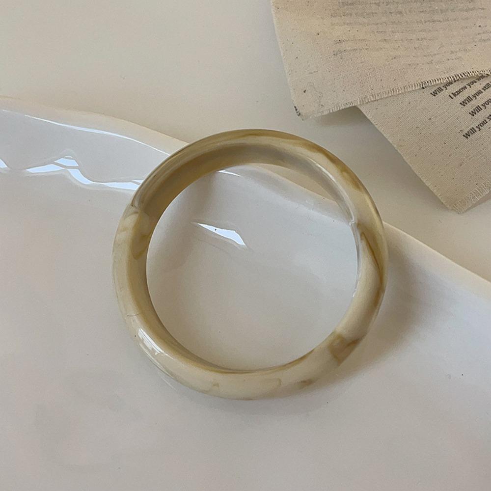 Европейско-американский стиль Неправильный браслет из смолы Богемные массивные браслеты Ретро кольцо для руки Женский