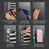 Silver Towel Racks Swivel Out Bath Towel Hanger Practical Towel Holder Organizer  Space-Saving