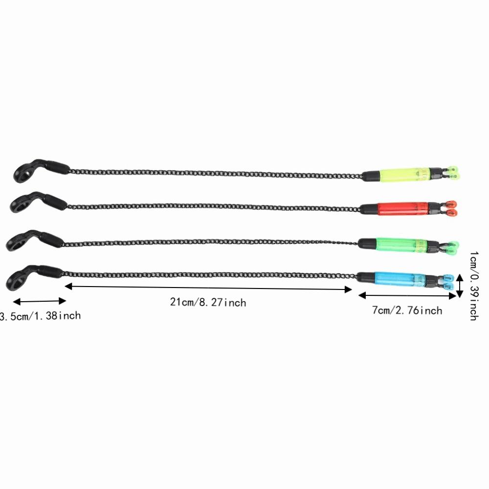 4PCS Lightweight Fish Bite Indicator Fishing Swing Bite Alarm  For European Carp Fishing
