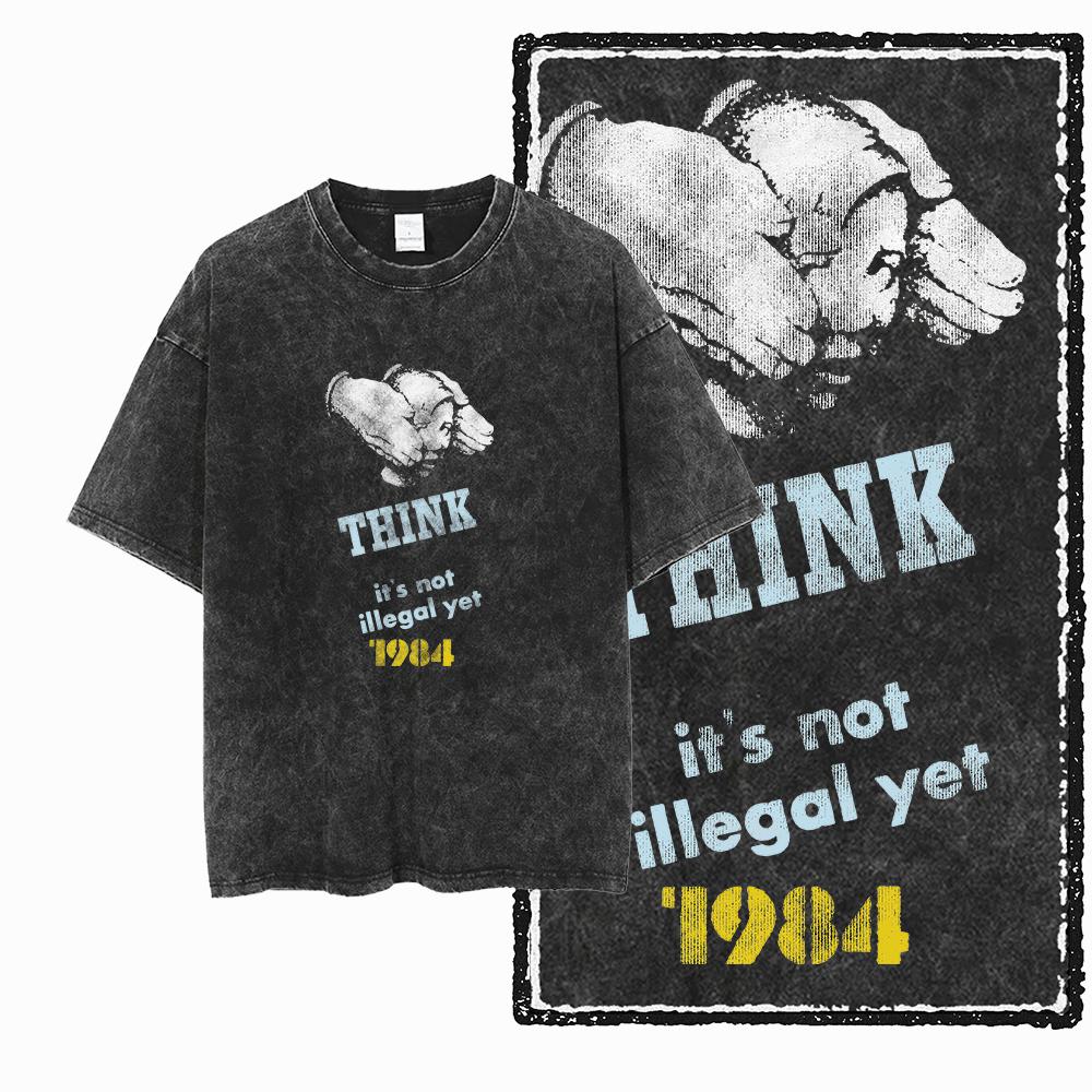 ZG STREETWEAR THEME Printed Cotton Acid Washed Exclusive Graphic Unisex T Shirt Cool Vintage Men Tshirts Big Size Tee for men