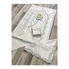 6 Piece Velvet French Laced Dowry Box Boxed Prayer Rug Set Bride Groom Set