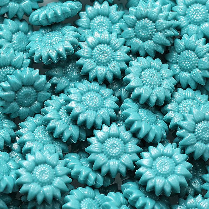 Huidisi Перламутровые Гранулы Сургуча Смешанных Цветов Подсолнух для Штампов