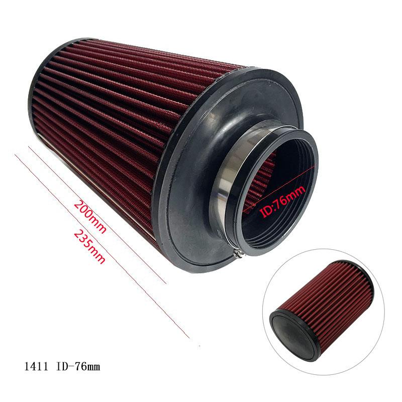 63mm 70mm 76mm 89mm Air Filter High Flow Cold Air Intake Universal Filters Vehicles Air Filters Car Accessories Mass Air Flow 3