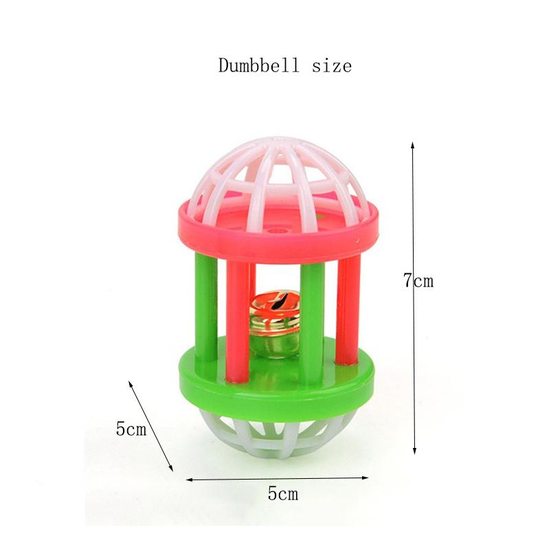 Горячая игрушка для кошек, колокольчик, мяч, цветной пластик, выдолбленный звук кошки, интерактивная игрушка, товары для животных