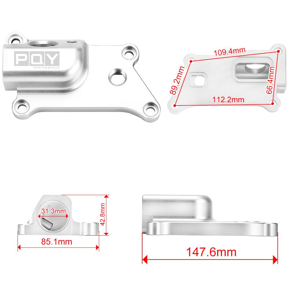 Высококачественный автоматический верхний корпус охлаждающей жидкости, прямой с заливной горловиной и крышкой термостата для Honda K24/K20Z3