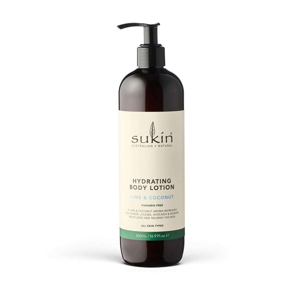 Sukin Nawilżające Mleczko/Ciała Lime/Coconut 500Ml