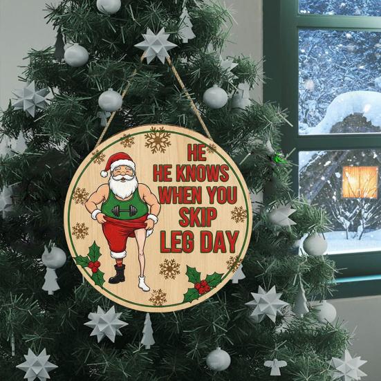 Рождественский приветственный знак на дверь, мультяшный Санта-Клаус, подвесной знак на дверь, украшение для рождественской праздничной вечеринки, подвеска для входной двери, декоративная настенная табличка