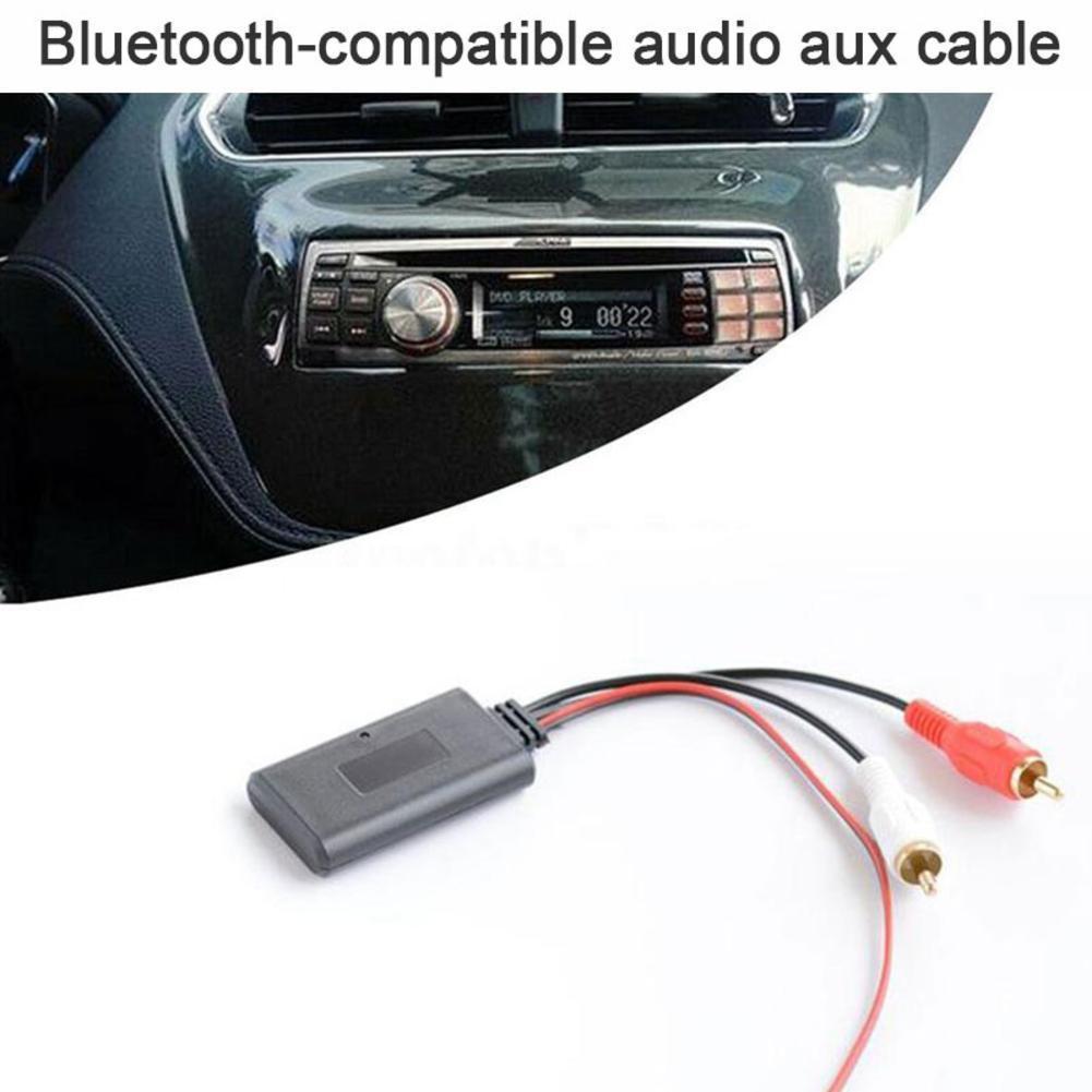 Universal DIY Car CD Radio Aux-in RCA Bluetooth 5.0 Receiver AUX Bluetooth Adapter Cable AUX Cable USB Adapter For Pioneer
