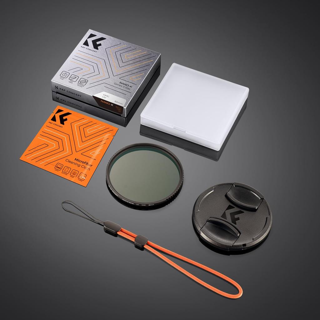 Concept 67mm MCUV Filter Lens Protection Filter with Lens Cap High Transmittance 18 Layer Coating UV Protection Optical Glass Thin Frame Lens