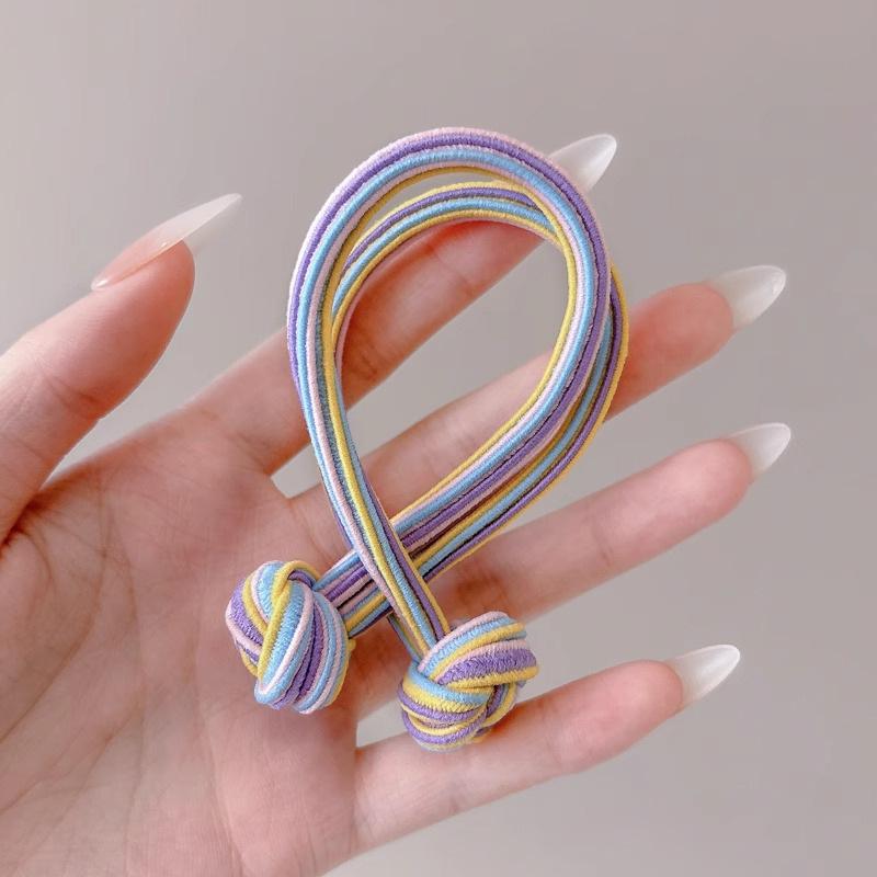 Китайские узелковые косички резинки для волос для женщин и девочек резинка для волос повязка на голову с высокой эластичностью двойная повязка на голову стильный головной убор