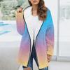 Women's Fashion Fall Winter Thick Plush Long Sleeve Pocket Jacket Top