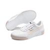 Puma Cali Нескользящие Легкие Низкие Кеды для Скейтбординга Женские Кроссовки Бело-Розовые 369155-13