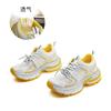 Absorbent sole leather dad shoes women's 2025 summer new thick-soled heightening sports shoes casual mesh breathable women's shoes