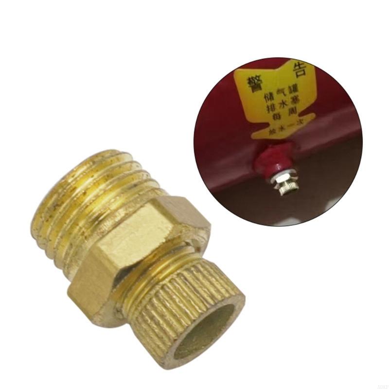 Sturdy Brass Drain Valves Convenient Accessory for Various Compressor Models A0KF