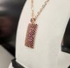 Atria Square Ruby N Red Necklace JTONEKK0006RBF