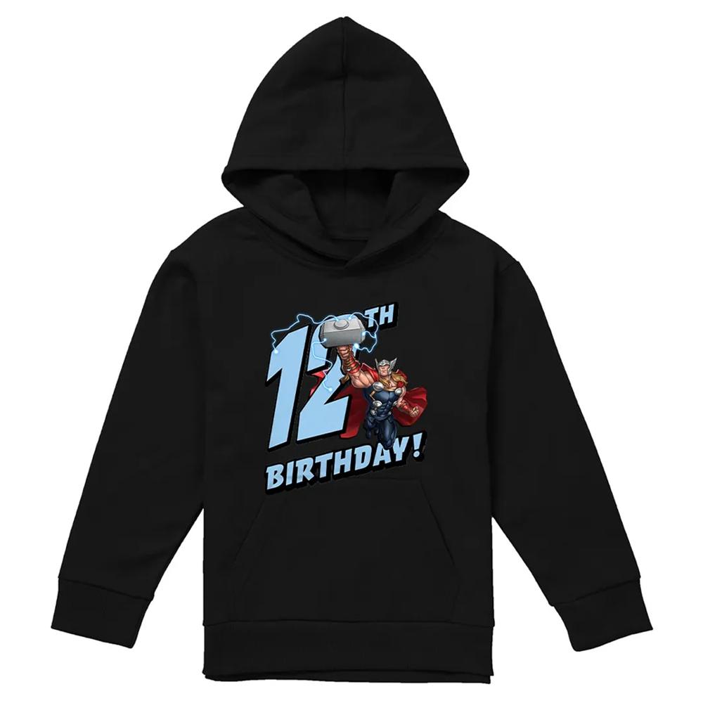 Marvel Childrens/Kids Thor 12th Birthday Hoodie