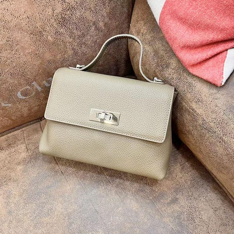 Женская сумка из натуральной кожи, легкая, роскошная, женская, маленькая, простая и стильная сумка на одно плечо Oblique Span