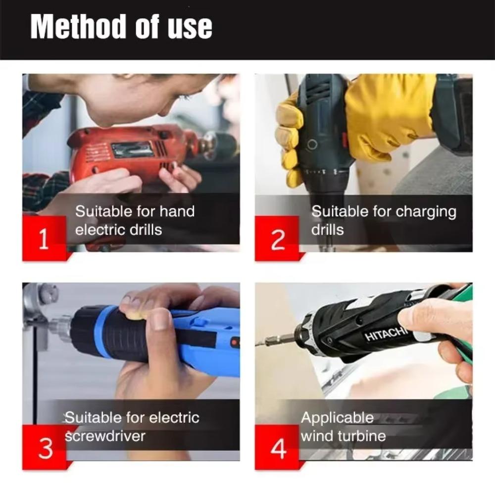 5Pcs Magnetic Screwdriver Bit Drill High Hardness Sturdy Electric Screwdriver Bits Durable Cross-head Hexagonal Screwdriver Bit