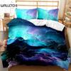 3D Galaxy Duvet Cover Set Single Double Twin/Queen 2pcs/3pcs/4pcs Bedding Sets Universe Outer Space Themed Bed Linen 2