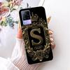 Для Vivo V21e V2061 Y73 2021 Чехол Буква Имени Силиконовый Защитный Мягкий Задний Чехол Для VivoV21e 5G Чехол V2055 Чехол для Телефона Funda