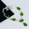 Peridot Gemstone Handmade 925 Sterling Silver Necklace Peridot Gemstone Jewelry Necklace For Women Valentine Gifts For Women