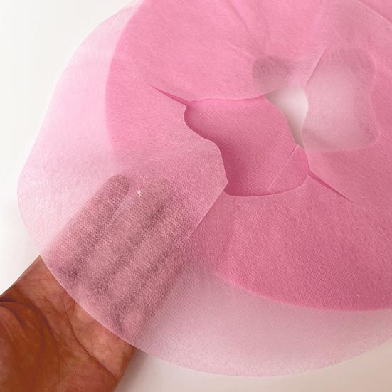 100Pcs Disposable Face Cradle Covers Massage Face Rest Covers Breathable Bed Hole Pad for Salons Headrest Spas Clinics Massage Tables Chairs