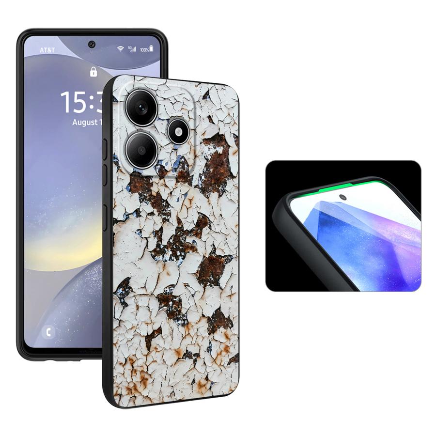 Чехол для телефона для Xiaomi Redmi Note 14 A5 A4 12C 13C K80 K40 11S 14C 9 8 7 12 11 Pro 12S 13 Pro Plus A3 A1 A2 10 Модный Ржавый
