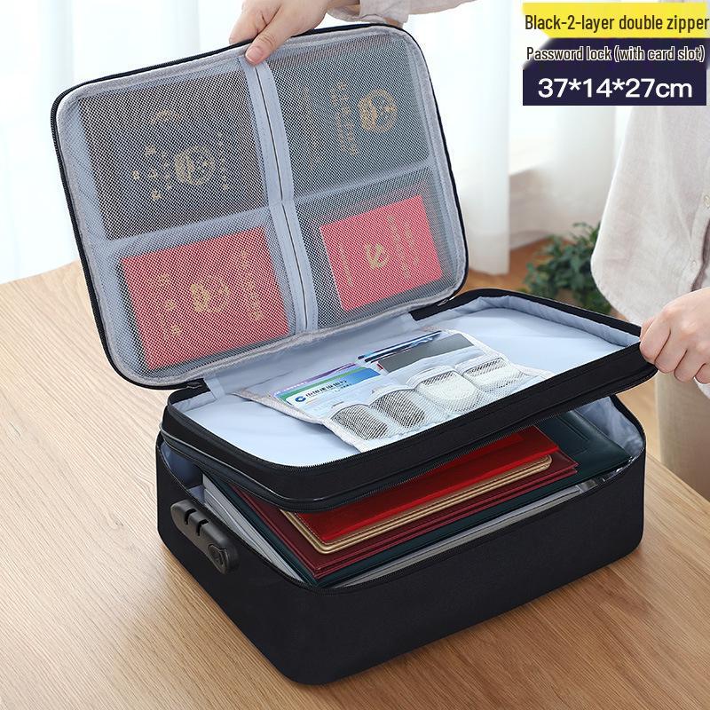 Многослойная сумка-органайзер большой вместимости для ID-карт и паспортов