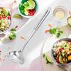 2 Pcs Stainless Steel Sauce Spoon Soup Spoons Ladle Kitchen Gadget Tableware Hot Pot