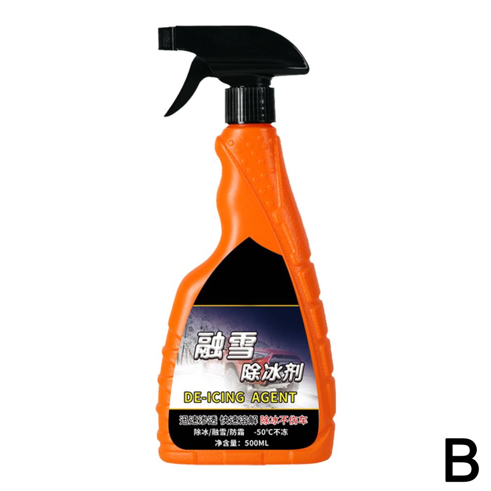 100 мл/500 мл антиобледенительный спрей для автомобиля, зимнее удаление снега, лобовое стекло, антиобледенитель, универсальный многоцелевой очиститель для дверей и льда
