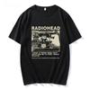 Radiohead T Shirt Men Vintage Classic Tees North America Tour Rock Boy Women's Tshirt Camisetas Hombre Hip Hop Street Casual Top