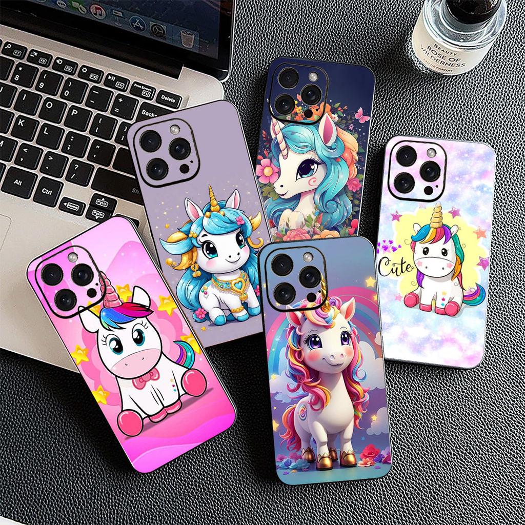 Protective Cover for Motorola Moto Edge 70 60 Fusion NEO Pro G56 G96 G04 G05 20 G Stylus Casing Phone Case Unicorn Cartoon