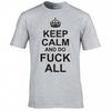 Funny Adult Joke Keep Calm And Do Fk All Tshirt