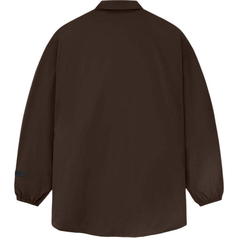 Fear of God Essentials Рубашка-куртка Wood Мужская Верхняя одежда Коричневая 202SU244496F