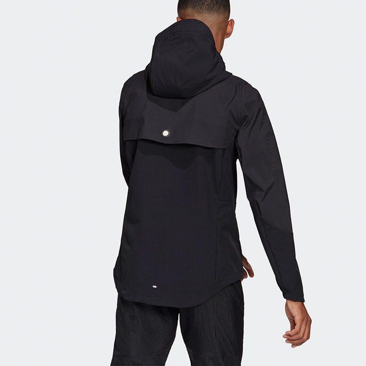 Adidas Jackets Men's Black Hooded Moderate Other GN5921