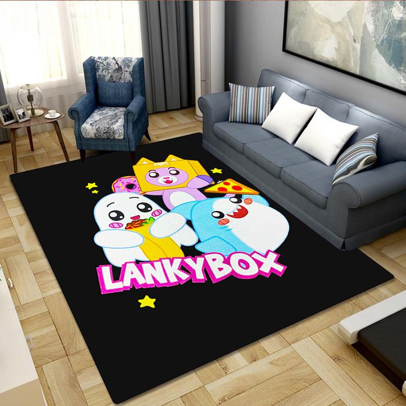 Lankybox Home Office Decorative Rug Room Computer Chair Area Rug Holiday Gift