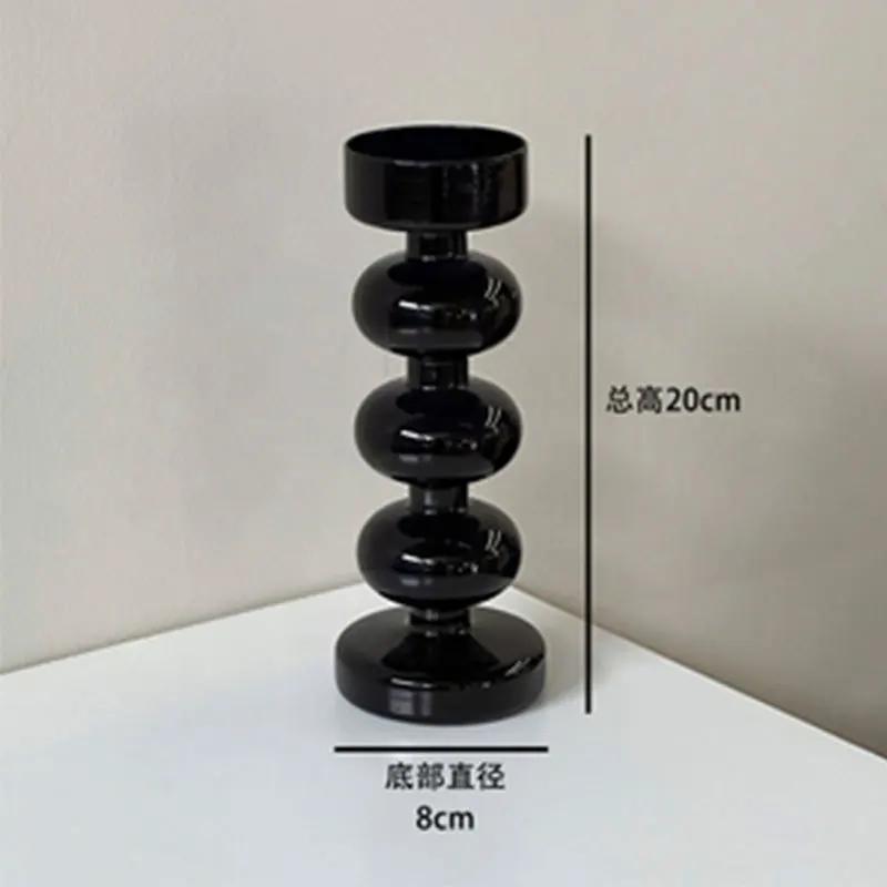 Французский подсвечник, украшение, романтический декор для дома, подсвечники, свадебные украшения, украшение для гостиной, стеклянная ваза