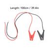 2pcs Crocodile Clip Electric Fence Jumper Cable Electric Fence Charger Wire  Outdoor Use