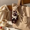 Fabric Bunny Fabric Doll Keychain Handmade Doll Bag Pendant  Handbag Backpack Decoration