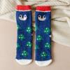 Duck Fashion Design Santa Korean Style Coral Fleece Socks Christmas Hosiery Floor Socks Women Socks