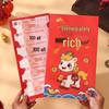 Креасный красный конверт Года Лошади