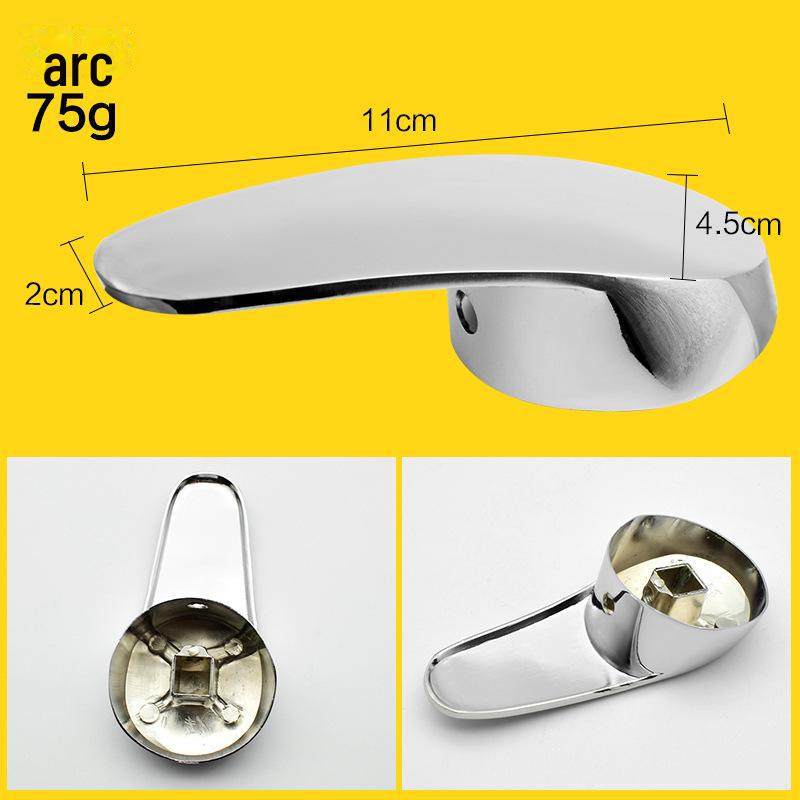 Смеситель для ванной и кухни: Однорычажный смеситель для раковины, душа или ванны — управление горячей/холодной водой.