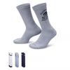 Nike Повседневные мягкие носки с манжетой 3 пары FQ0325-902