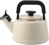 Fuji Enamel Cotton Plus Whistle Kettle Greige 2.1L CTP-2.1WK.GG