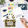 Graduation Cards Set 2026 Bachelor's Degree Card with Envelopes And Stickers Inspirational Congrats Personalized Graduation Message Card for High